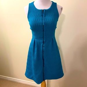 Anthropologie zip up front dress